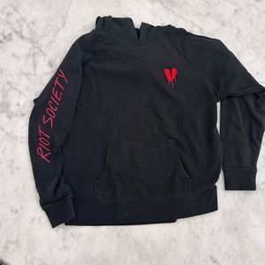 Tilly's Shirts Tops Riot Society Heart Break Hoodie Poshmark